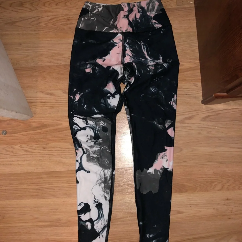 High Rise Multicolor Yoga Pants - Picture 1 of 5